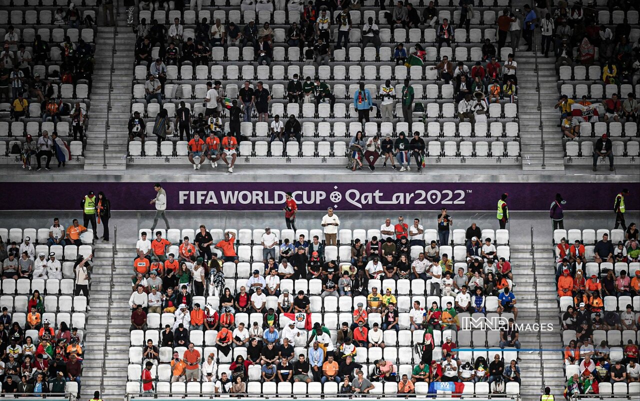 ترفند فریب برای پر جلوهدادن ورزشگاههای خالی از تماشاگر قطر+عکس