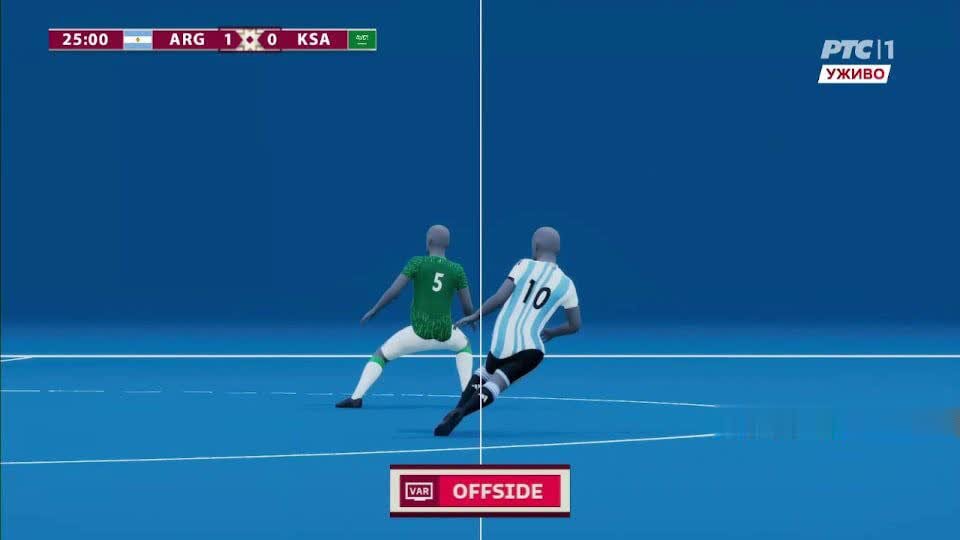 سیستم پیشرفته VAR گلهای آرژانتین را مردود اعلام کرد+عکس