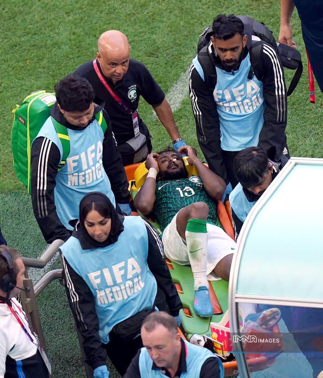 لحظه به لحظه با مصدومیت دردناک یاسر الشهرانی+عکس