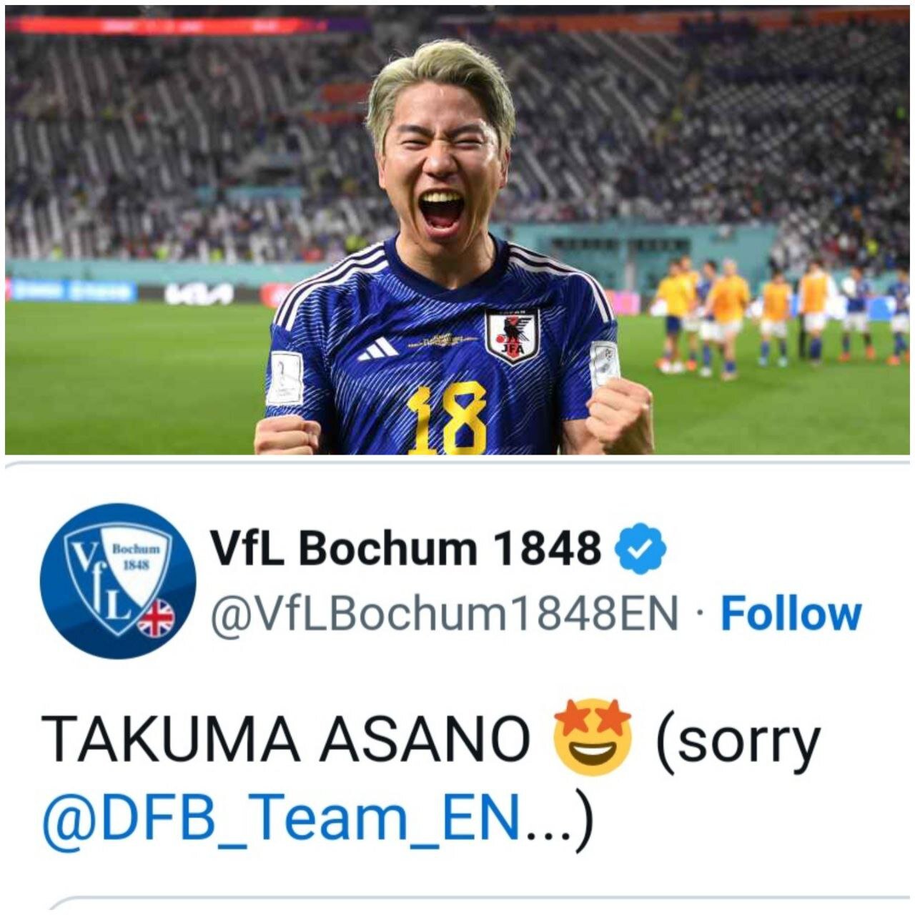 بوخوم یکی به نعل زد یکی به میخ!/ آفرین آسانو، پوزش آلمان+عکس