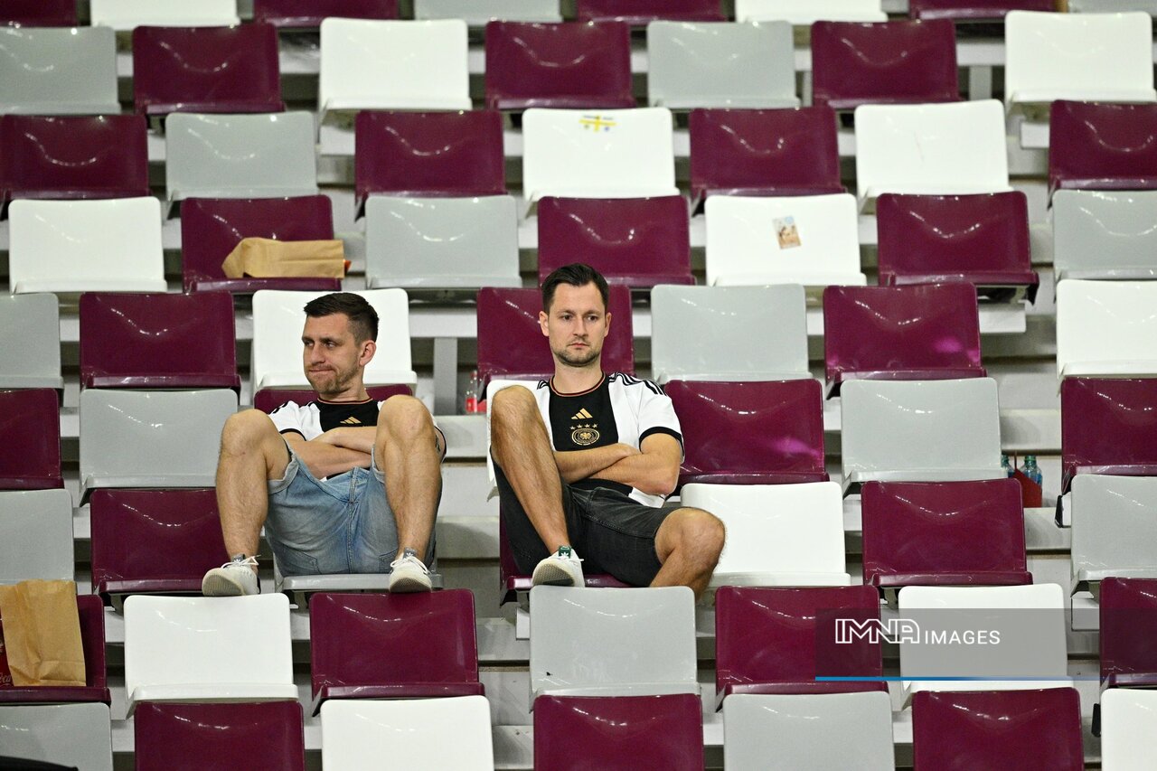 بهت و حیرت تماشاگران آلمان پس از شکست عجیب مقابل ژاپن+عکس