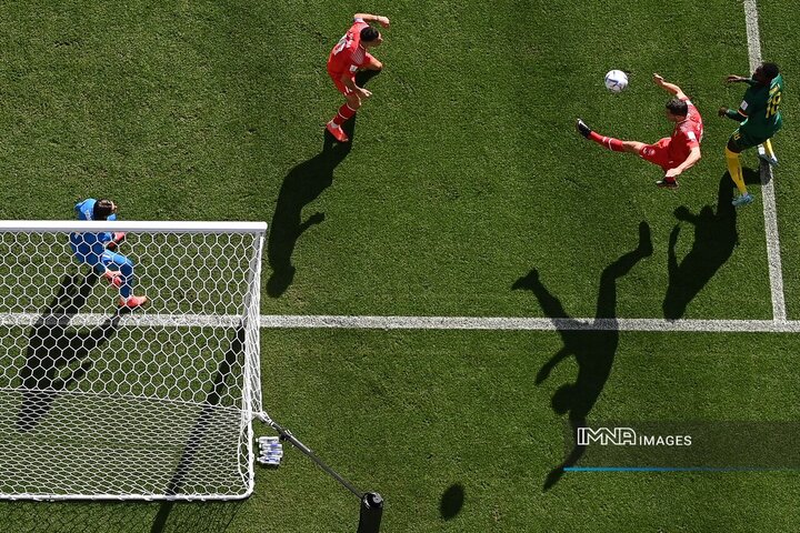 گل اول سوئیس به کامرون توسط امبولو+فیلم