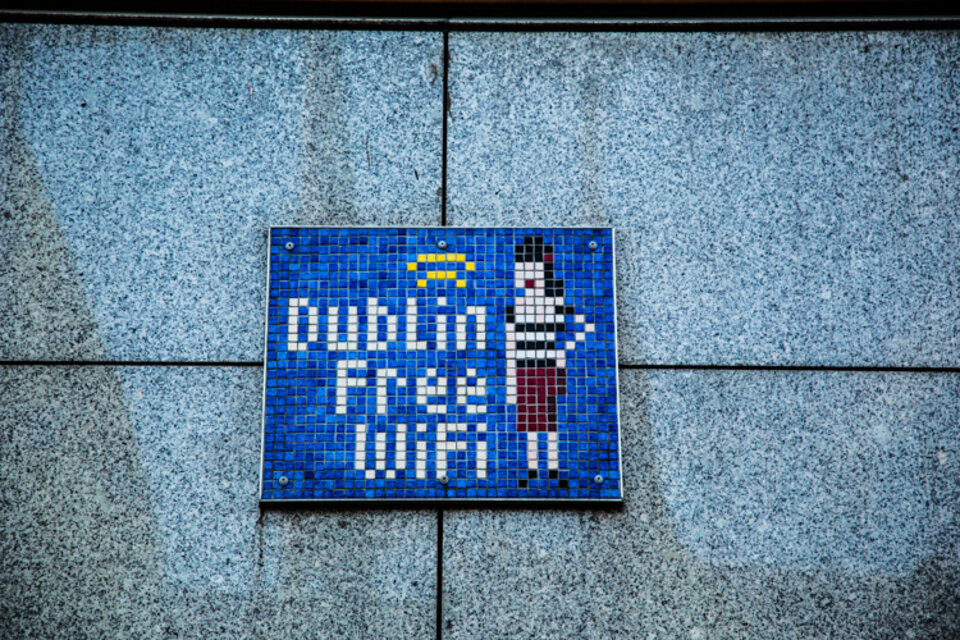 ارائه وای‌فای رایگان در مرکز دوبلین برای شهروندان