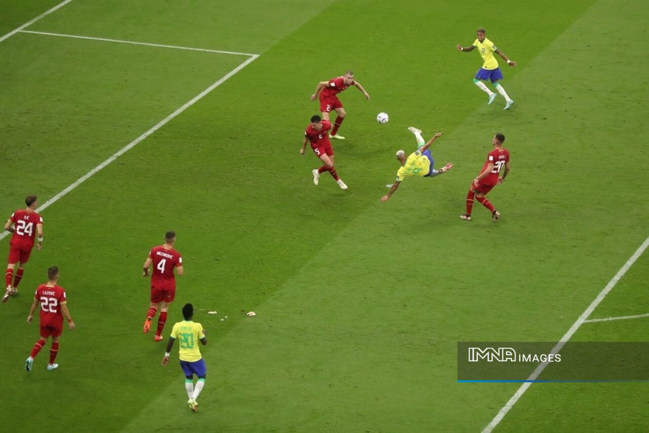 قیچیبرگردان ریچارلیسون بهعنوان بهترین گل جامجهانی ۲۰۲۲ انتخاب شد