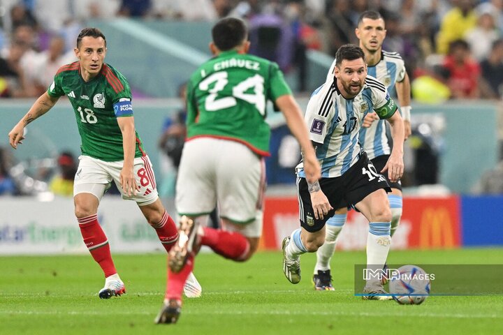 گل اول آرژانتین به مکزیک توسط مسی + فیلم