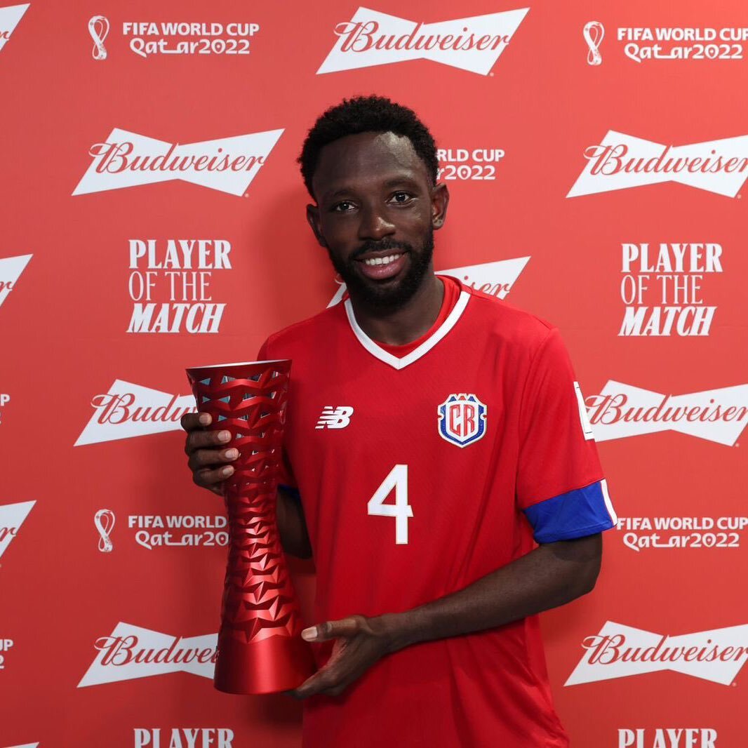 کِیشر فولر بهعنوان بهترین بازیکن بازی کاستاریکا - ژاپن انتخاب شد+ عکس