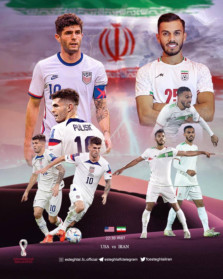 آرزوی موفقیت باشگاه استقلال برای تیم ملی فوتبال ایران+عکس