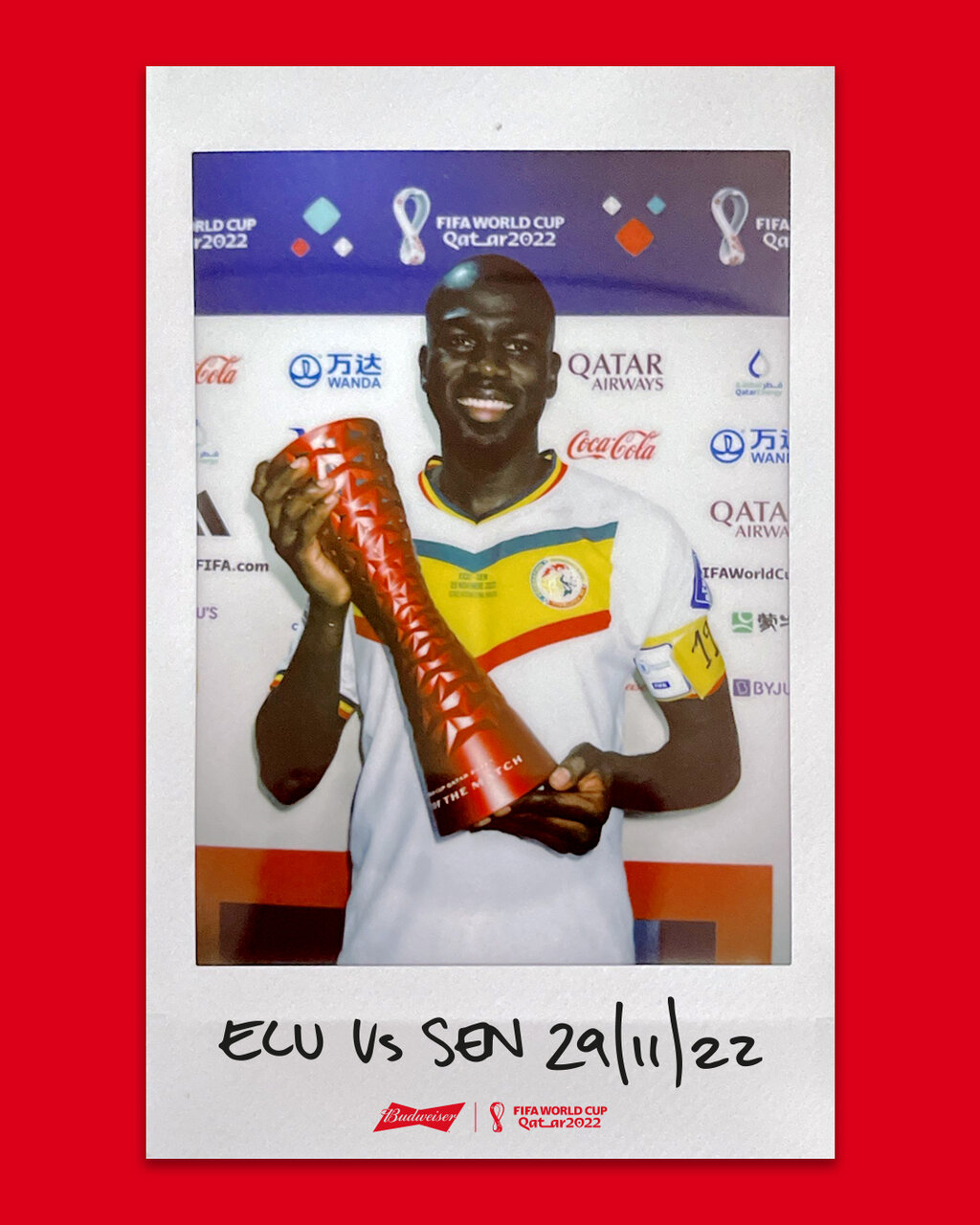 کاپیتان سنگال بهترین بازیکن دیدار با اکوادور+عکس