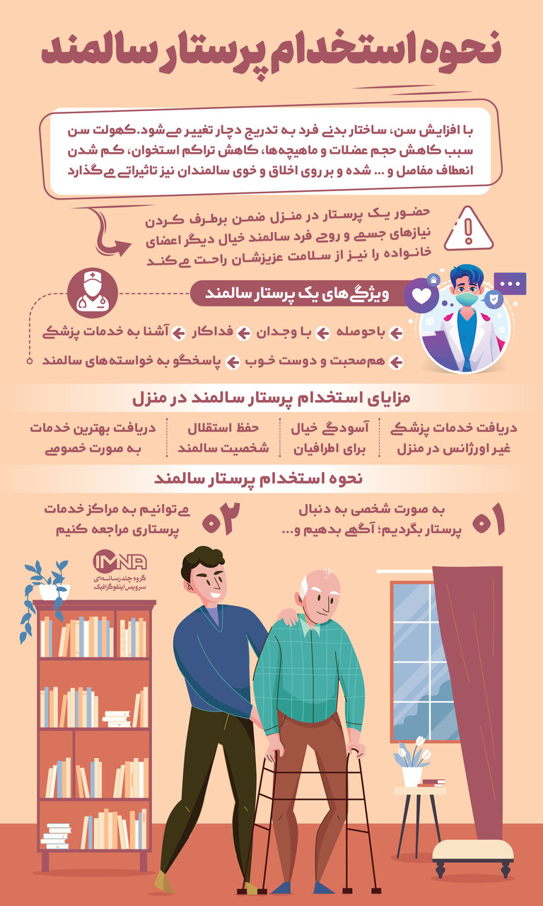 استخدام پرستار سالمند