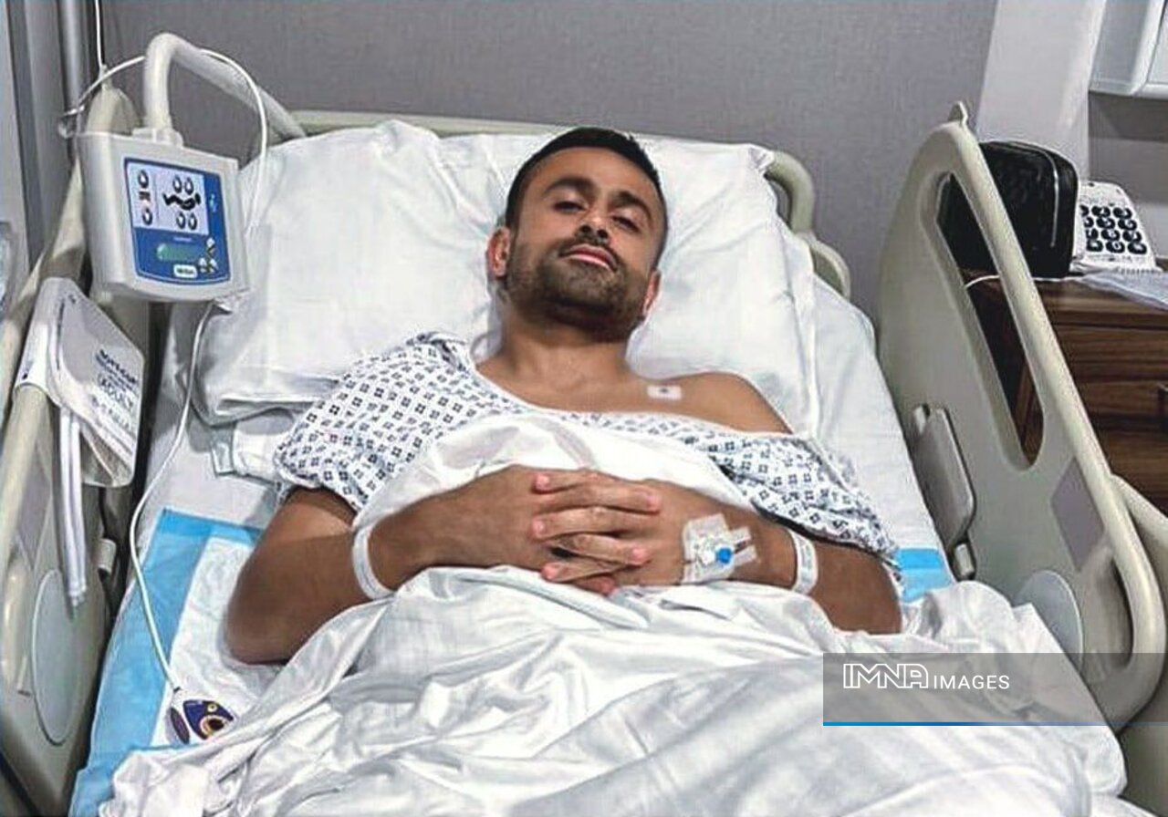 هافبک کهنهکار ایران پای خود را به تیغ جراحان سپرد+عکس