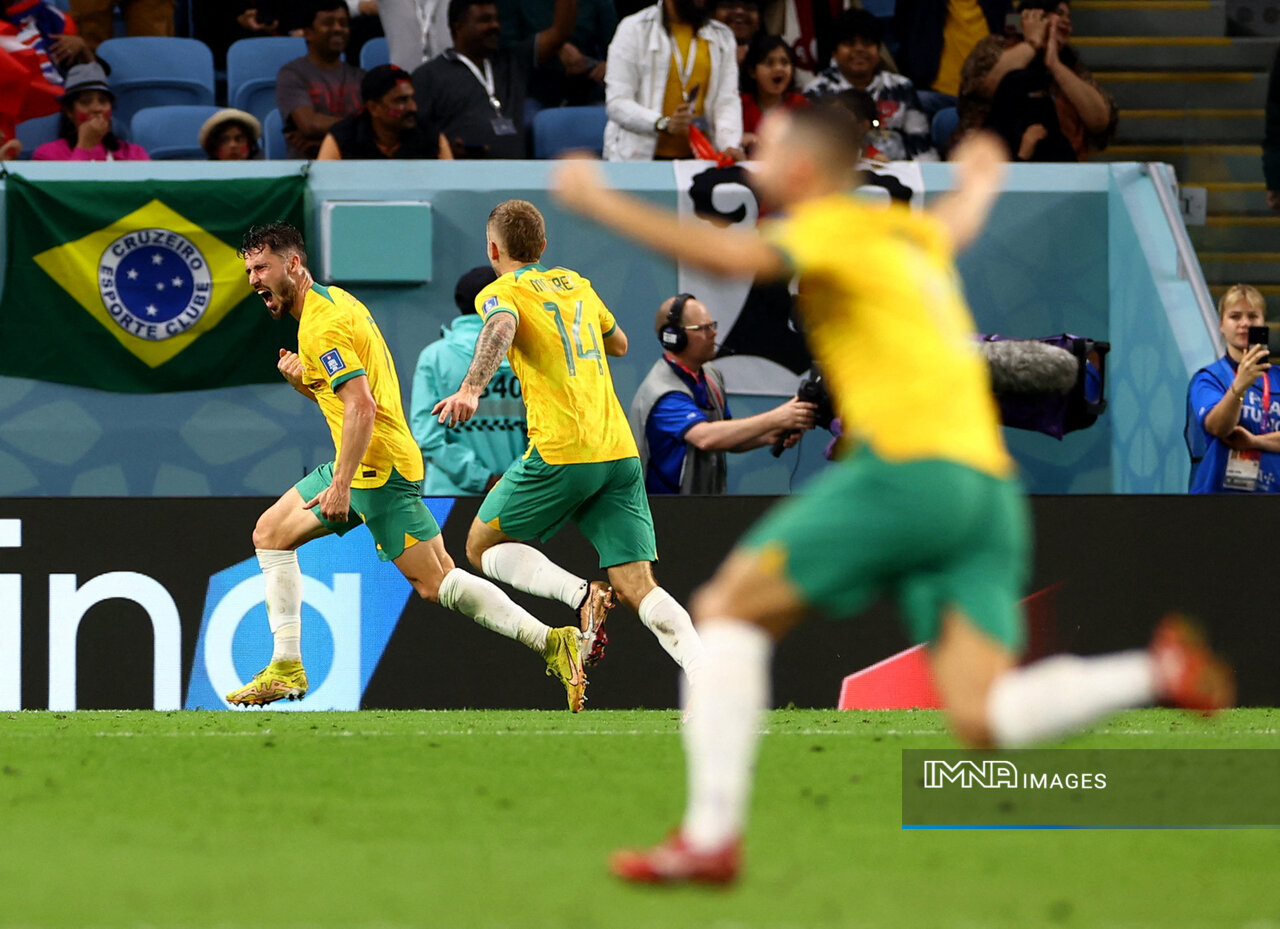 استرالیا یک _ دانمارک صفر/ استرالیا به ایران درس فوتبال داد؛ کانگروها در مرحله بعد