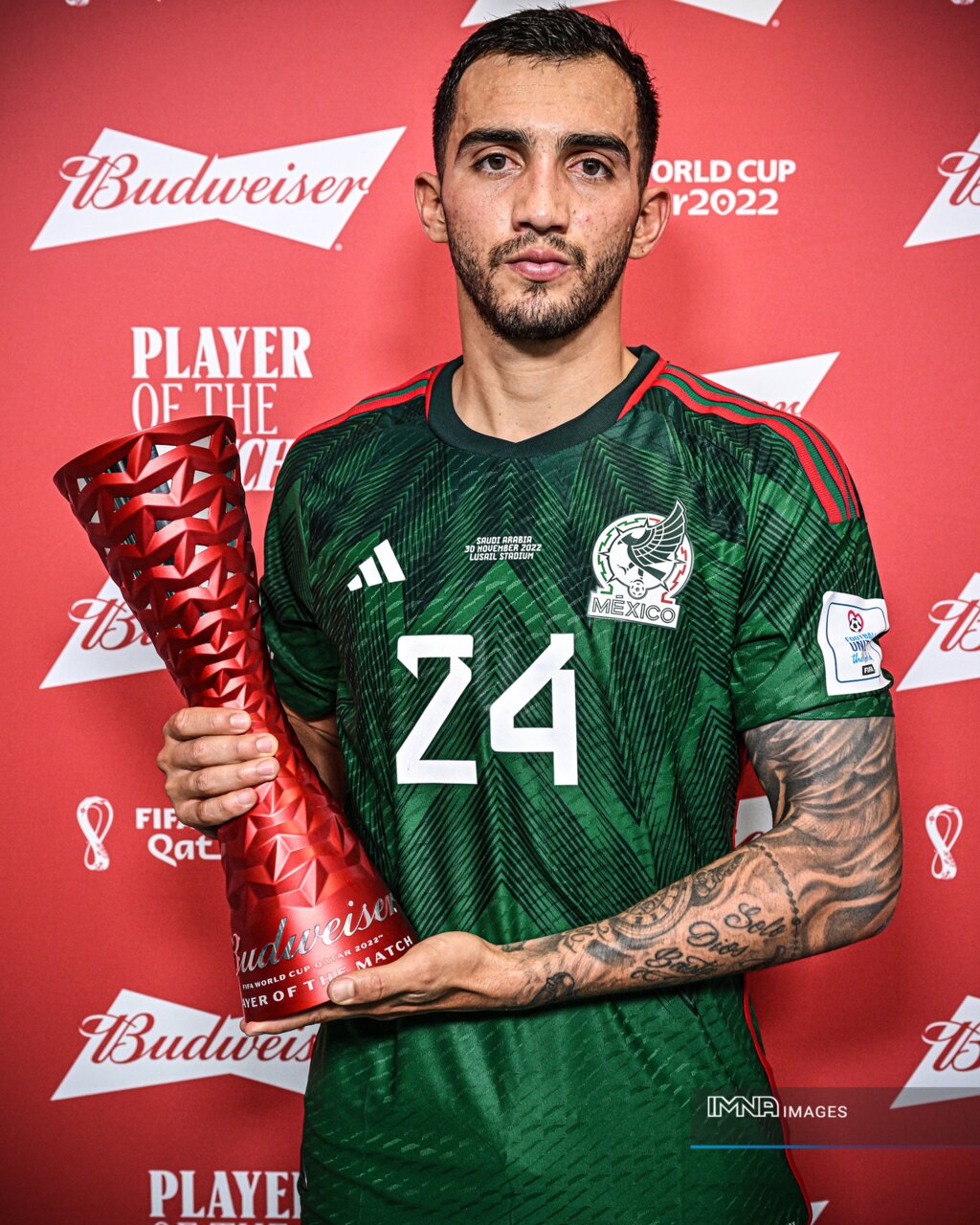 کاشتهزن مکزیکیها بهترین بازیکن مصاف با عربستان+عکس