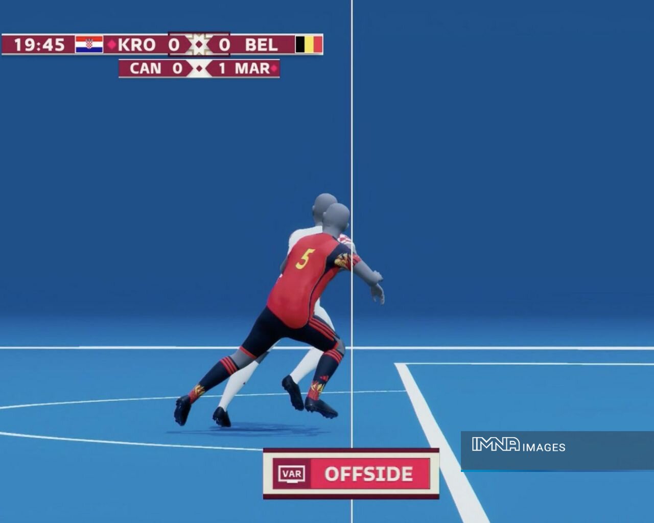 تصمیم بحثبرانگیز VAR در بازی کرواسی - بلژیک+عکس