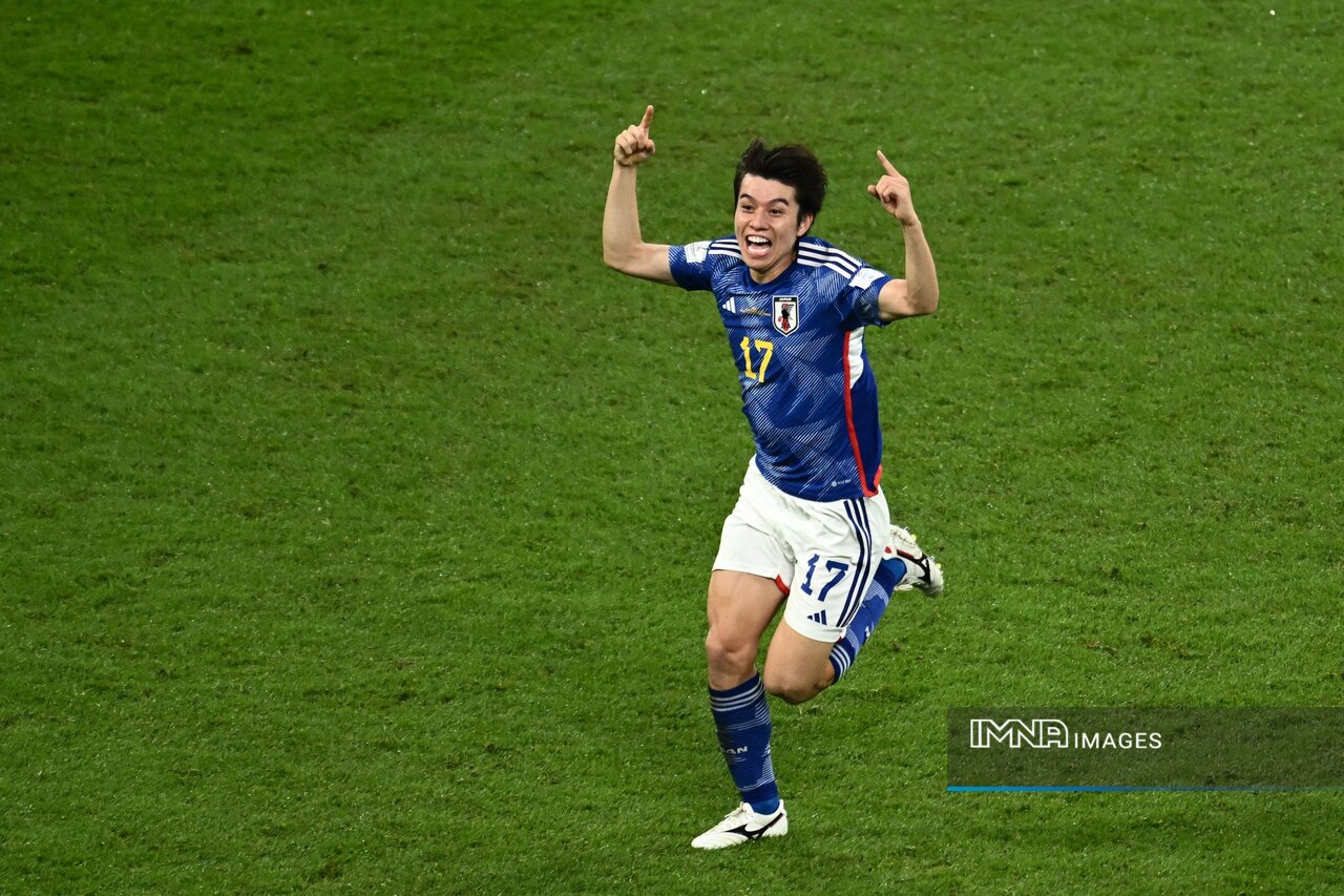 آئو تاناکا بهترین بازیکن دیدار ژاپن-اسپانیا+عکس