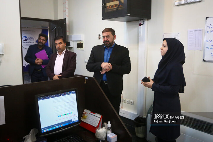 بازدید مدیرعامل سازمان پایانه‌های مسافربری شهرداری اصفهان از خبرگزاری ایمنا