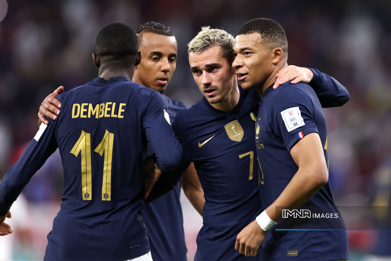 ترکیب تیم فرانسه مقابل انگلیس مشخص شد