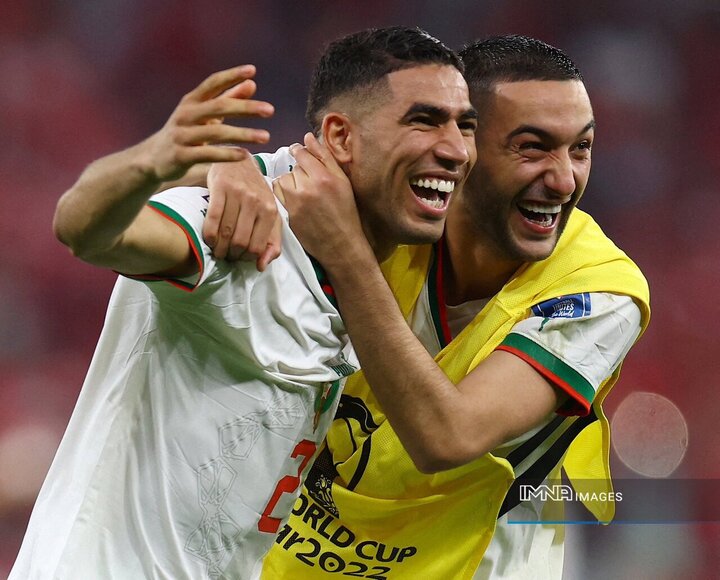 مراکش چهارمین تیم آفریقایی تاریخ حاضر در یک‌چهارم نهایی جام‌جهانی