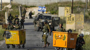 درگیری شدید مبارزان فلسطینی با ارتش اسرائیل در نابلس