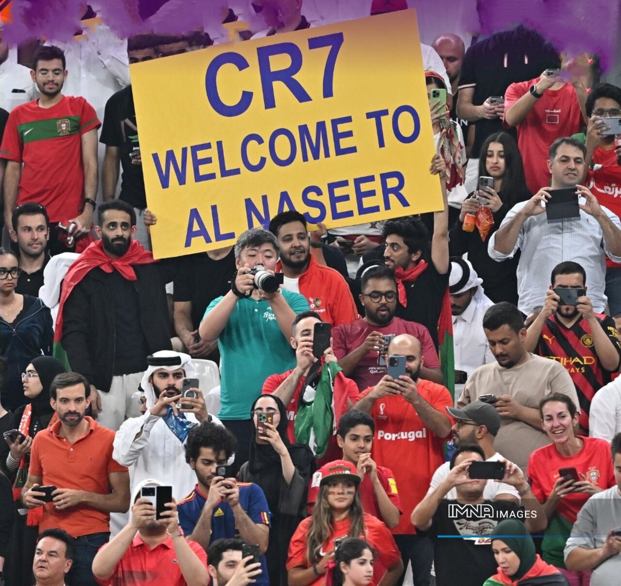 خوشامدگویی هواداران النصر به رونالدو!+عکس