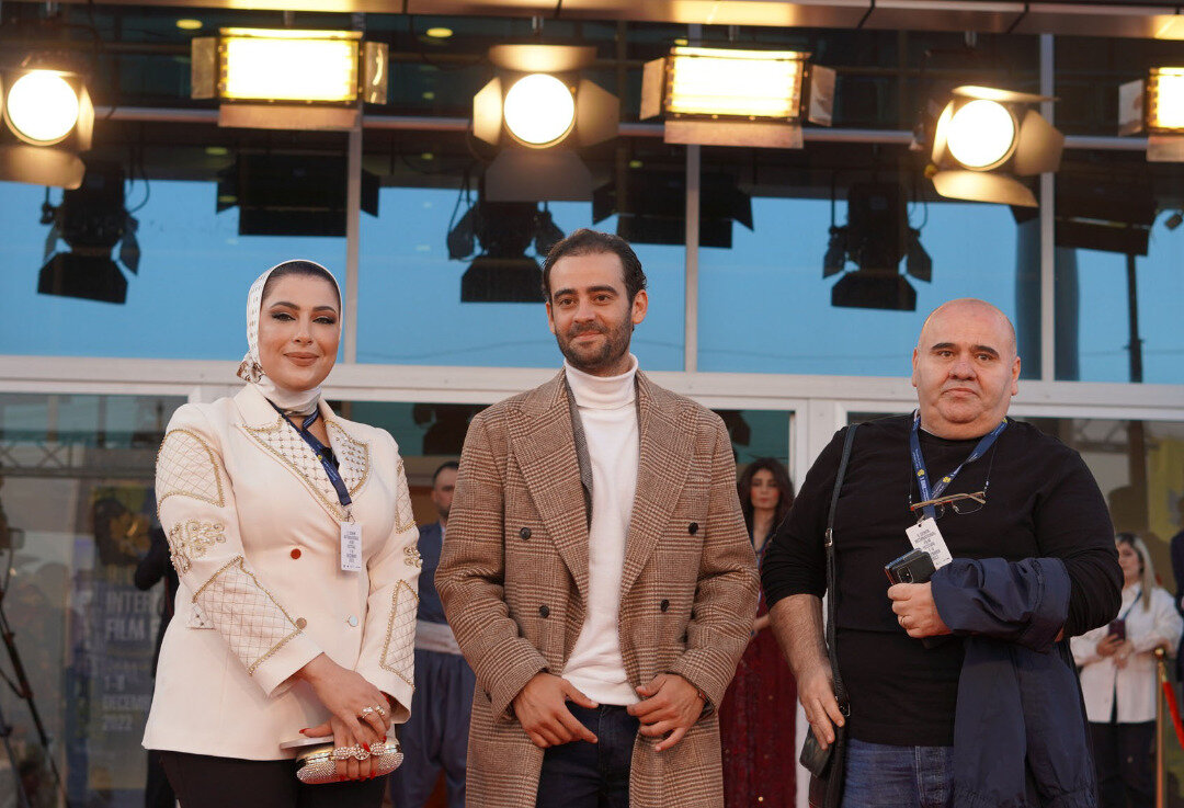 Shahram Alidi and Elaheh Nobakht as Jurors