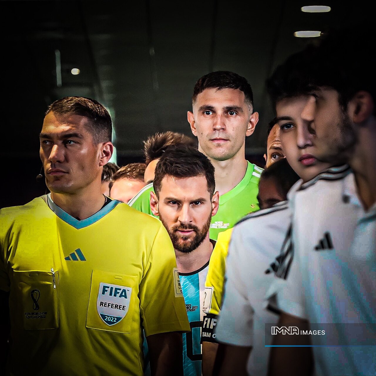 آرژانتین _ فرانسه/ جنگجهانی سوم وسط مستطیلسبز لوسیل