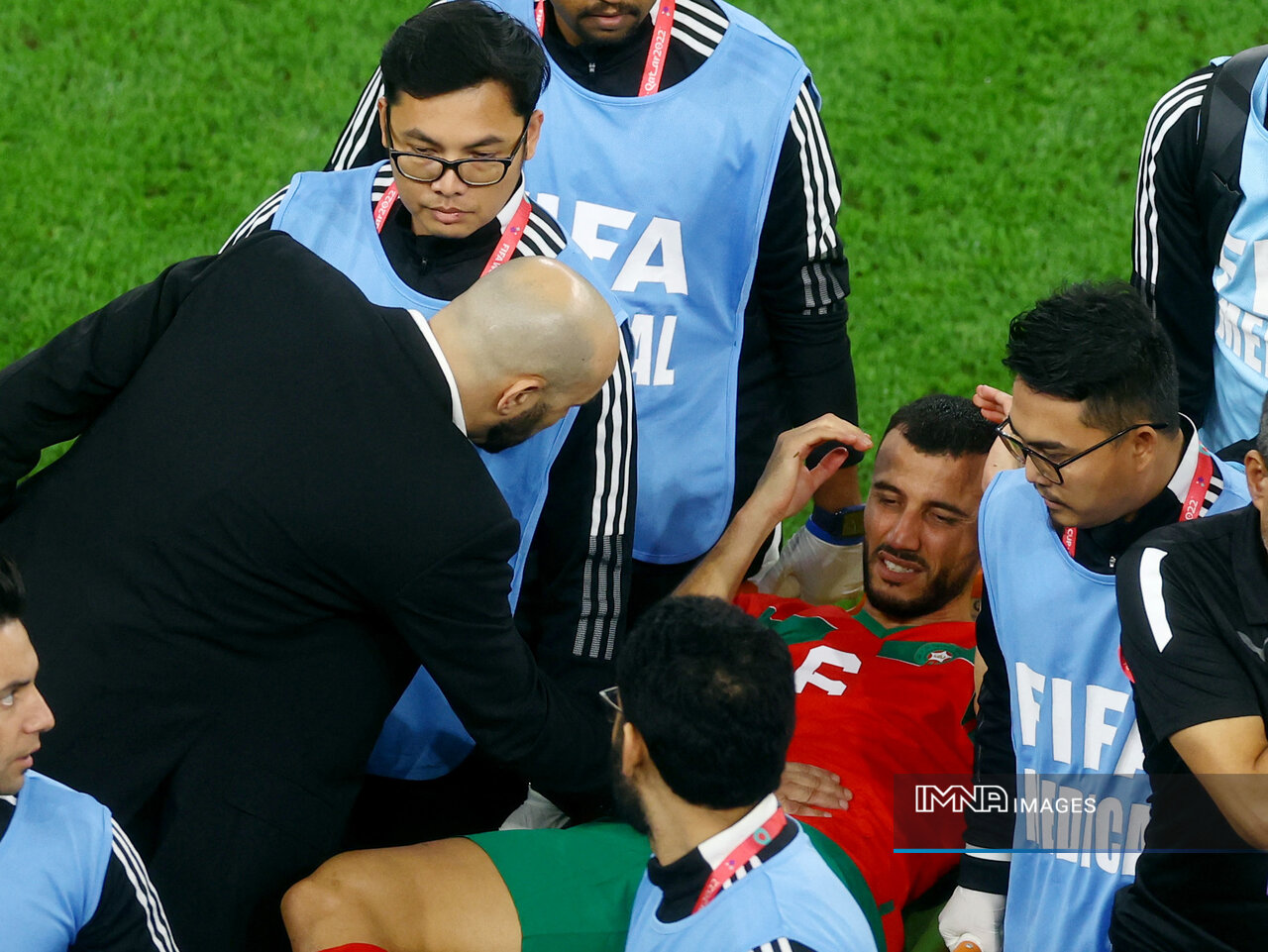 کاپیتان مراکش جامجهانی را از دست داد؟+عکس