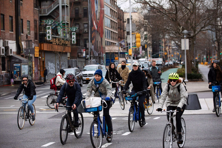 ازدحام دوچرخه‌ها؛ خوشایندترین ترافیک جاده‌ای در پاریس