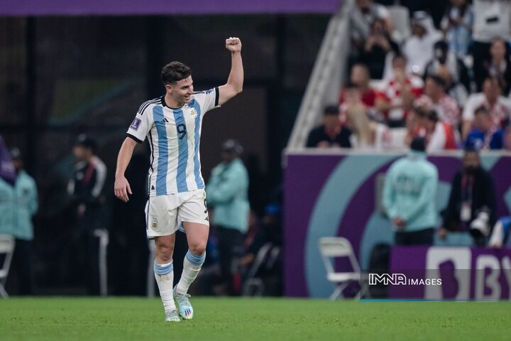 گل سوم آرژانتین به کرواسی توسط آلوارز+فیلم