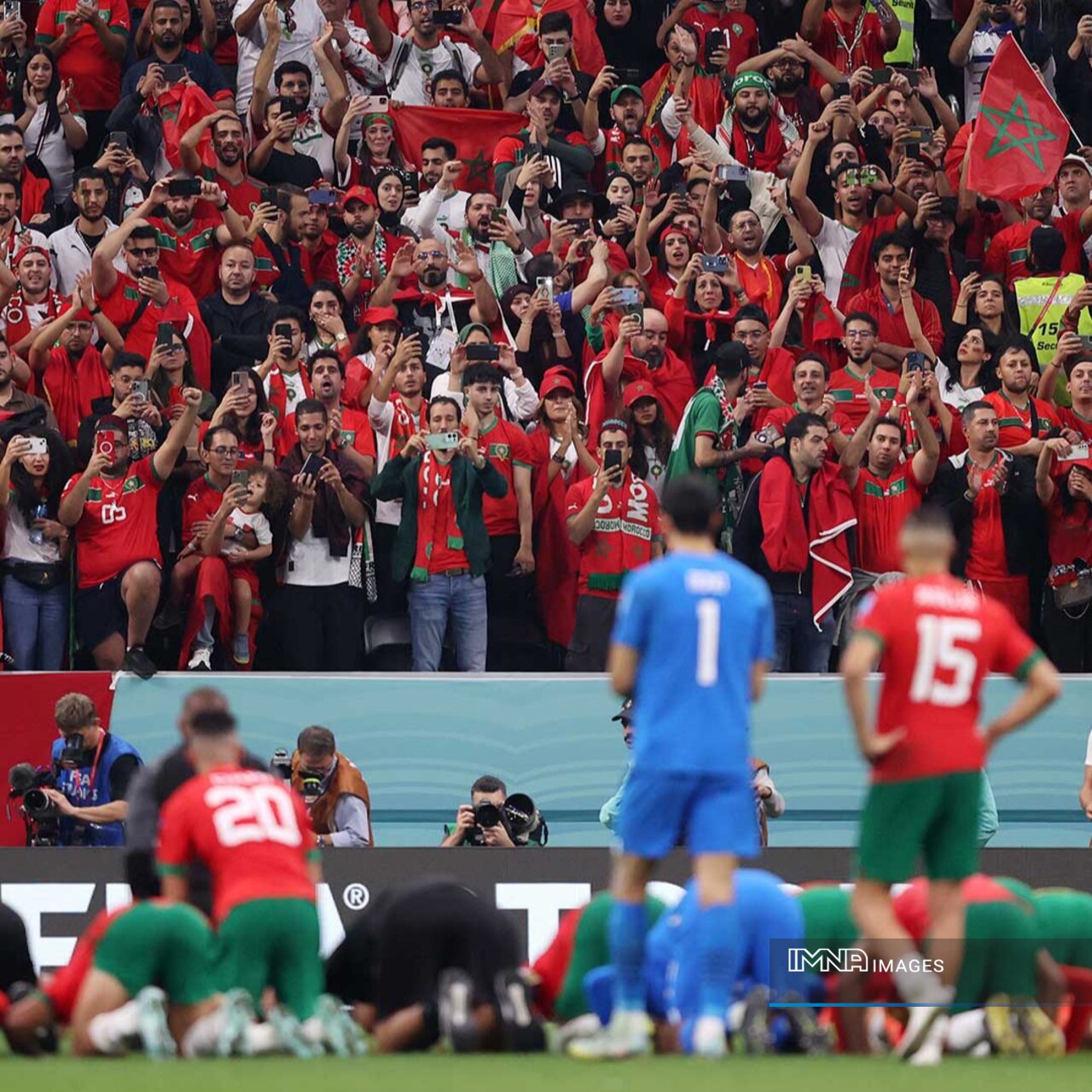 مراکش به فینال نرسید اما برای هواداران، قهرمان شد!+عکس