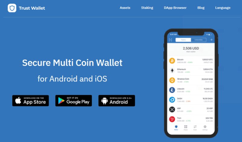 کیف پول تراست ولت + آموزش، امنیت و رمزگذاری Trust Wallet