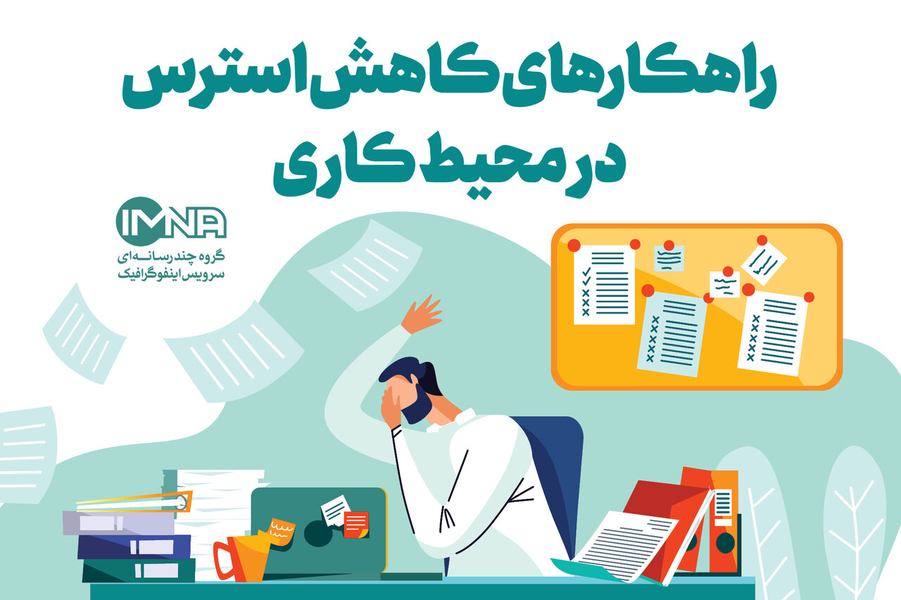 ایمنا - استرس در محیط کاری + راهکار کاهش