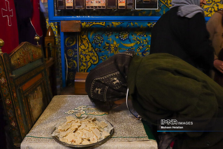 مراسم سال نو میلادی در کلیسای وانک
