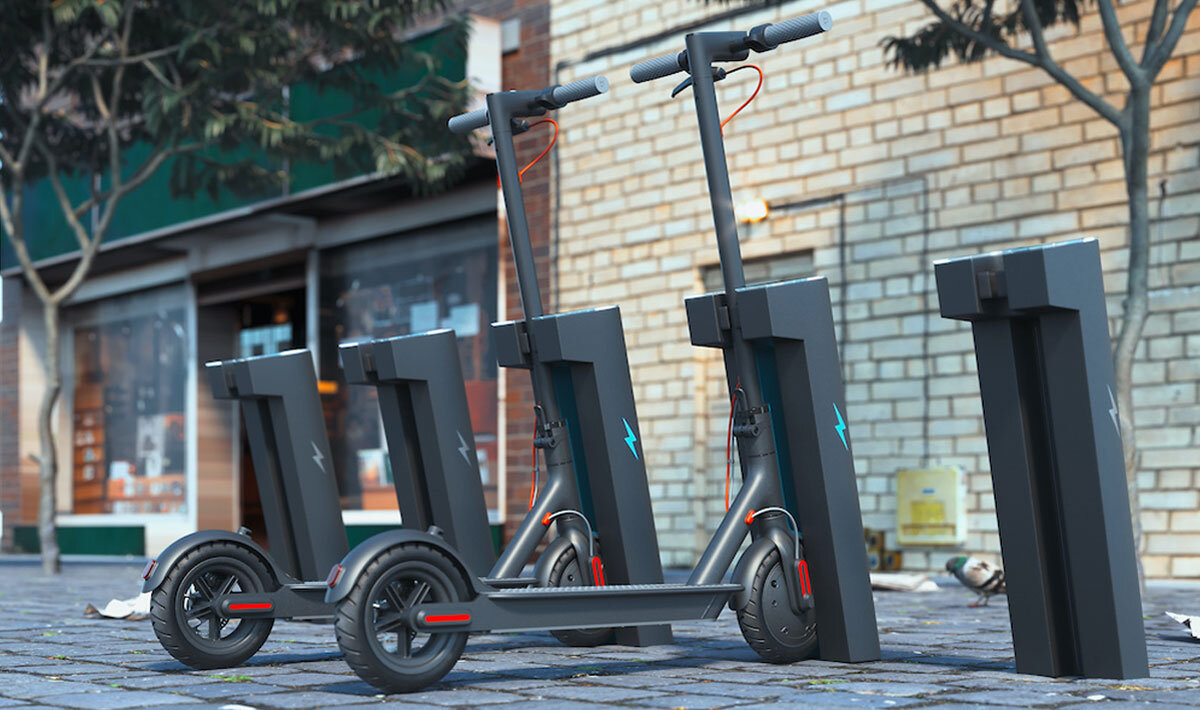 شارژ اسکوترهای برقی در ایستگاههای متروی بارسلونا