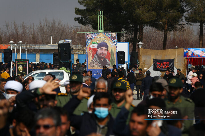 تشییع شهید مدافع امنیت در شهرستان زیار