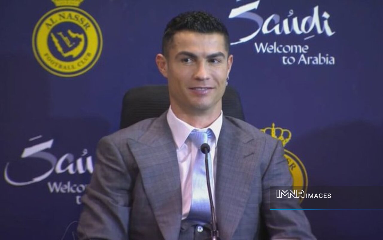 مراسم معارفه رونالدو در ورزشگاه اختصاصی النصر+عکسوفیلم