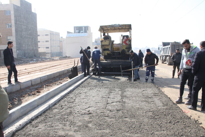 اجرای بیش از ۱۴ هزار مترمربع زیرسازی در منطقه ۴ شهر قزوین
