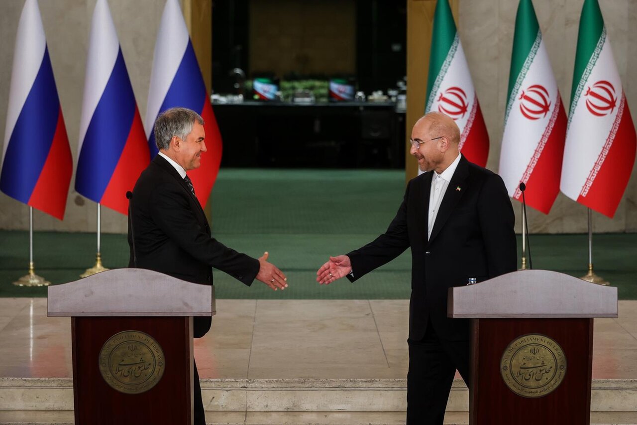سفر رئیس پارلمان روسیه به ایران با هدف ارتقای مراودات تجاری و اقتصادی