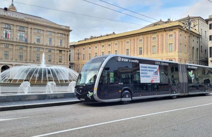 جنوای ایتالیا میزبان نسل جدید اتوبوس‌های الکتریکی