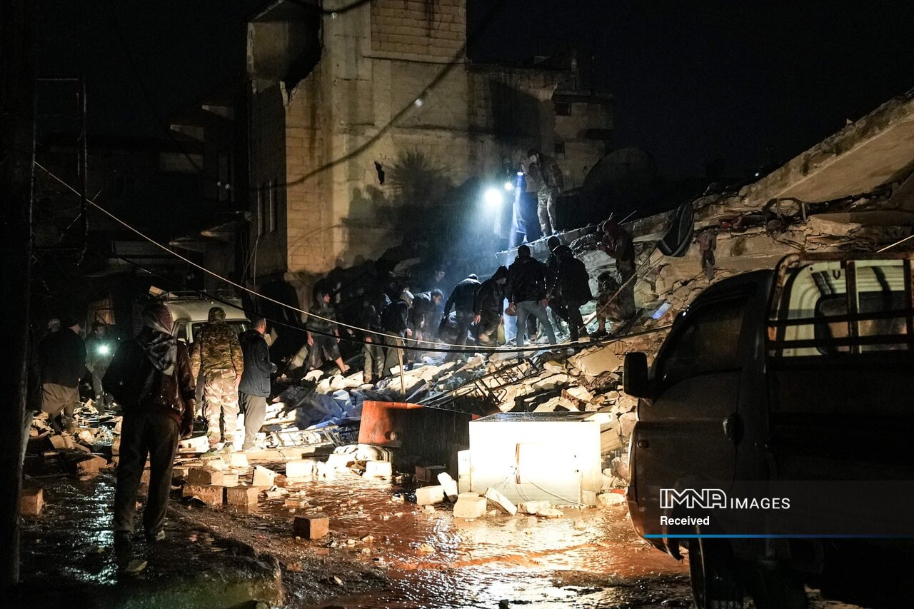 افزایش شمار قربانیان زلزله در سوریه به ۳۱۰۰ نفر