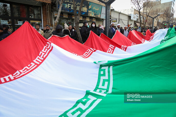 فیلم| راهپیمایی بزرگ ۲۲ بهمن در بجنورد