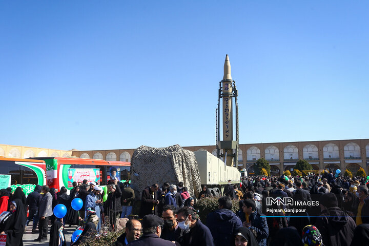 در حاشیه راهپیمایی 22 بهمن در اصفهان