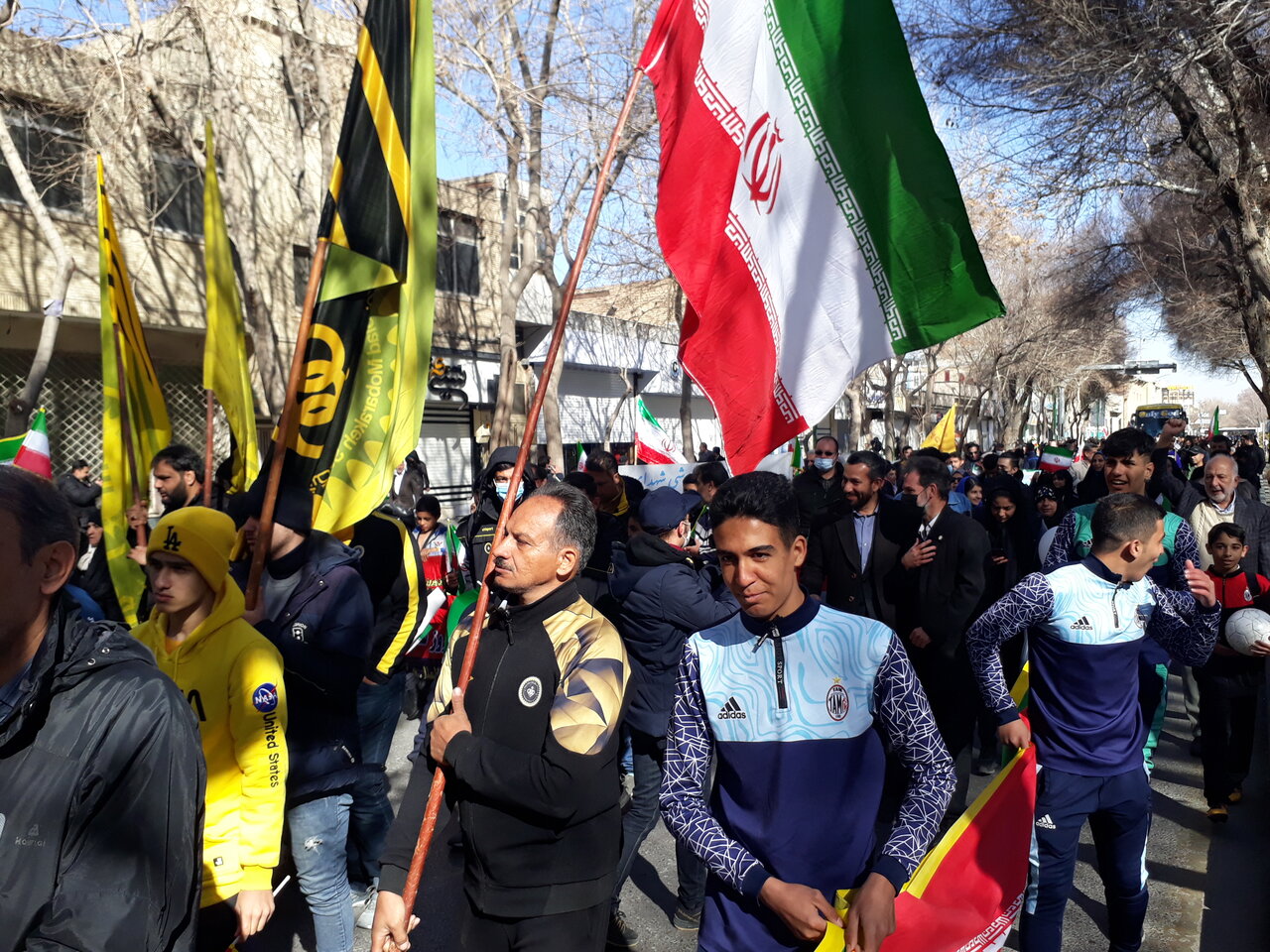 حضور جامعه ورزش اصفهان در راهپیمایی ۲۲ بهمن