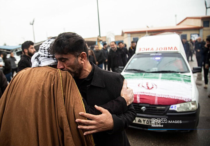 تشییع پیکر ۳ لژیونر فوت شده در زلزله ترکیه