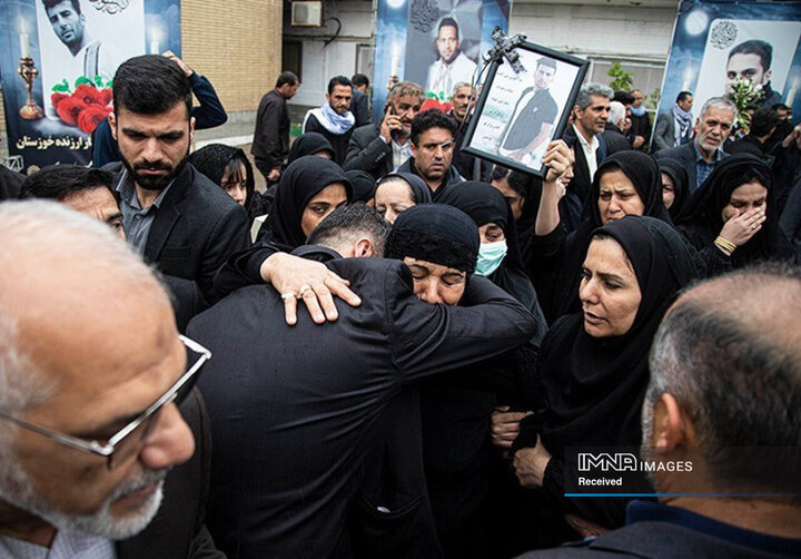 تشییع پیکر ۳ لژیونر فوت شده در زلزله ترکیه