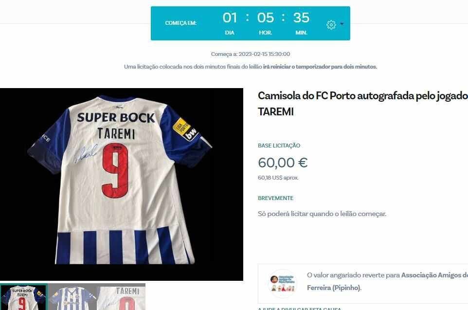 حراج پیراهن مهدی طارمی برای درمان کودک پرتغالی +عکس