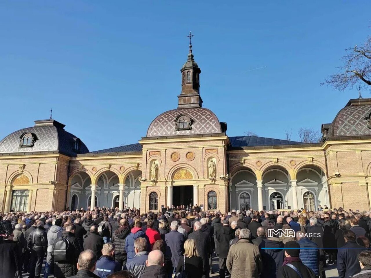 برگزاری مراسم تشییع بلاژویچ با حضور برانکو +عکس