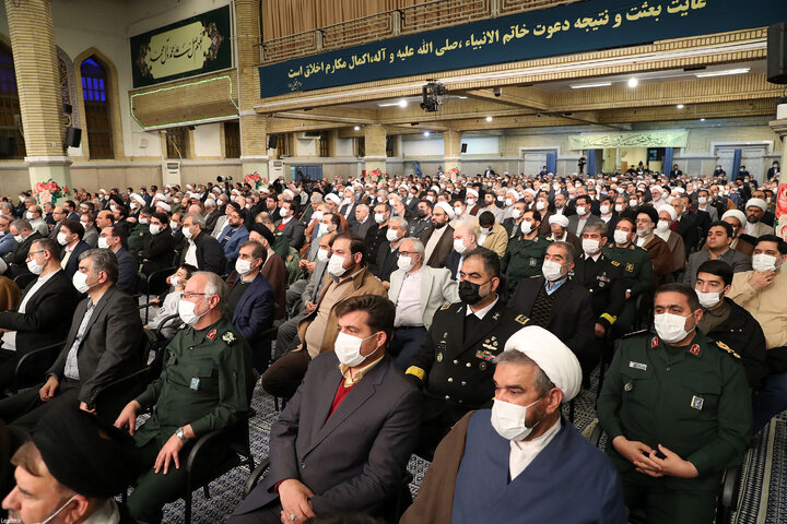 دیدار جمعی از مسوولان نظام و سفیران کشورهای اسلامی با رهبر معظم انقلاب