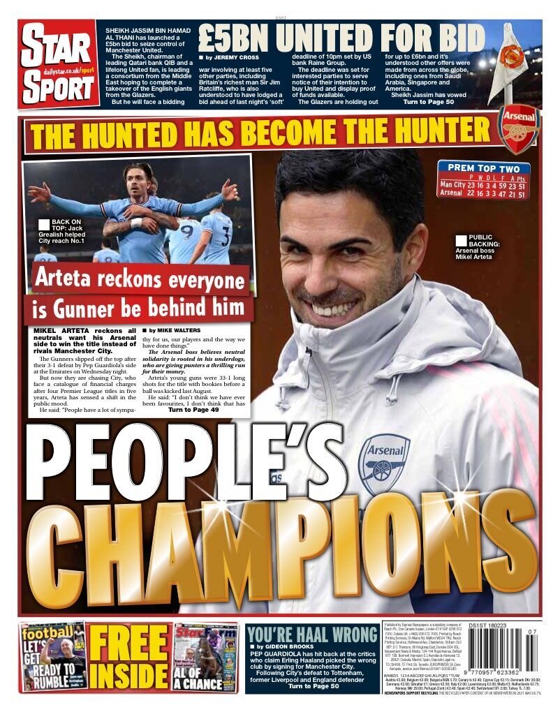 آرسنال؛ قهرمان مردم!