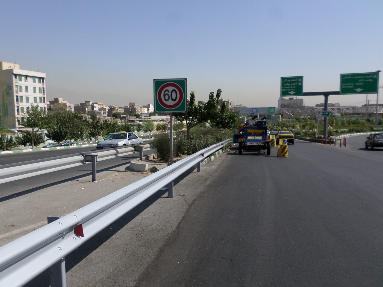 حفاظ ایمنی بزرگراه‌های شهر اصفهان استاندارد است