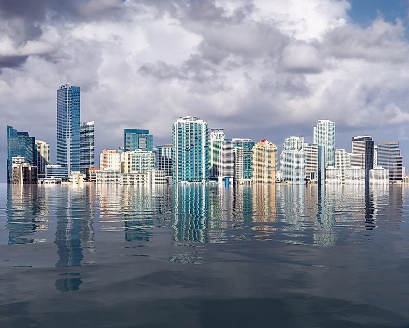 شهرهایی با بیشترین احتمال ناپدید شدن تا سال ۲۰۳۰